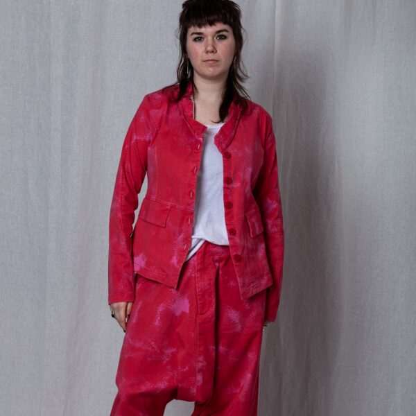 davoco Tailored Soft Tencel Stretch Jacket – Sleek Fit Outerwear