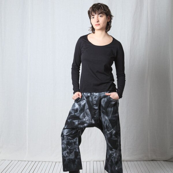 davoco Denim Stretch Hang Loose Trousers – Relaxed Fit & Comfortable