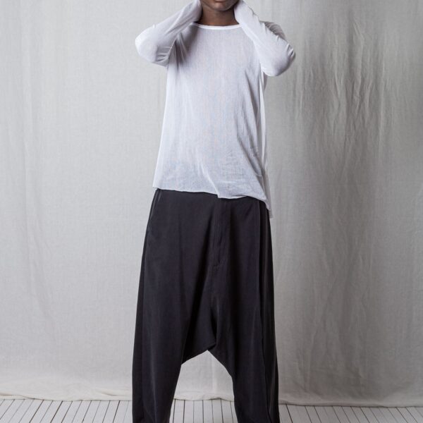 davoco Fluid Tencel Wide Trousers – Comfortable & Elegant Fit